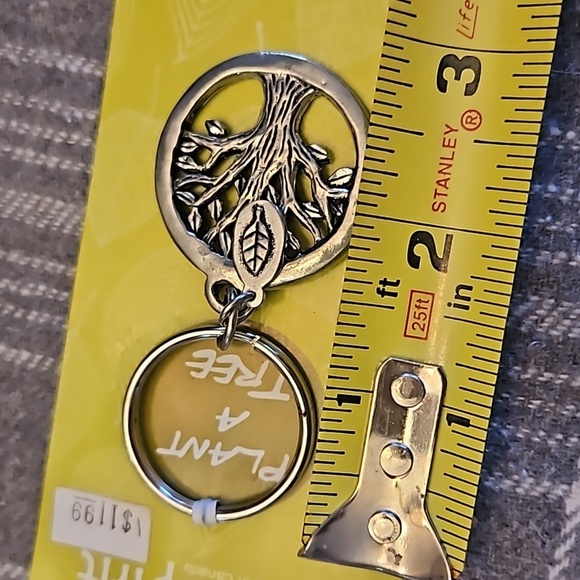 Tree of Life Silver Tone Key Ring - Picture 3 of 3